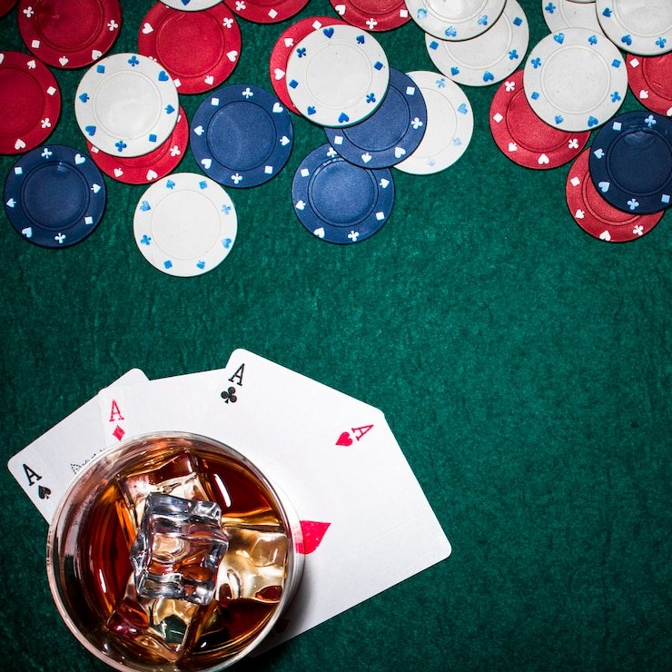 No Commission Baccarat table layout with Player, Banker, and Tie positions